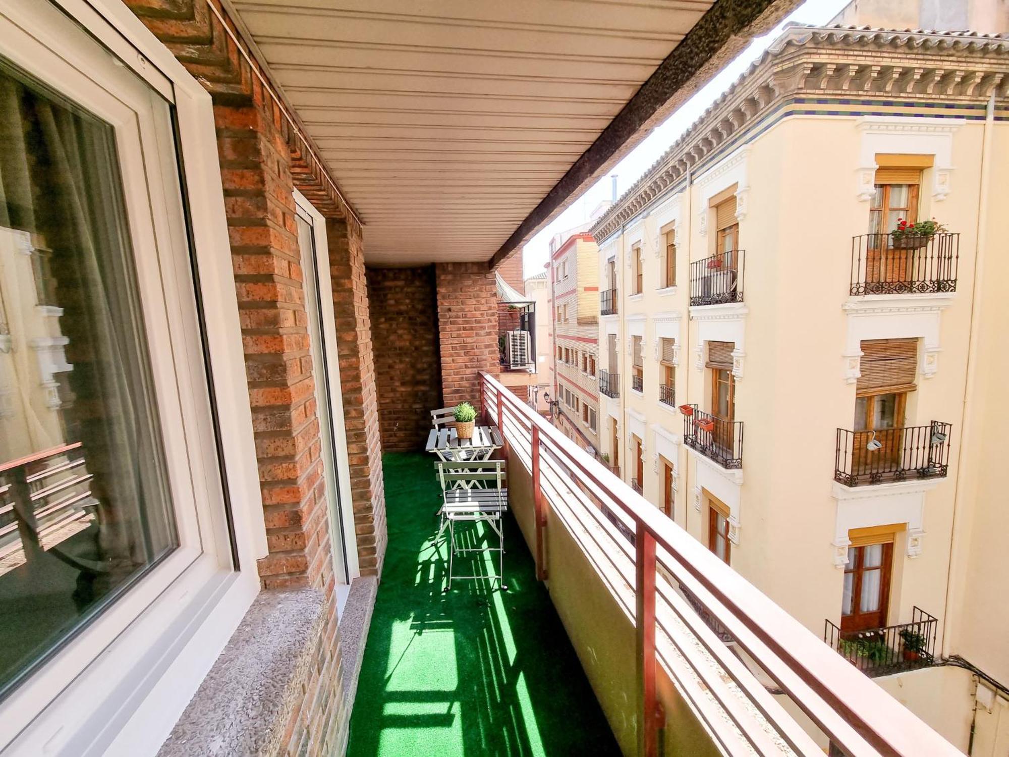 Appartamento El Teatro Del Pilar Saragozza Esterno foto